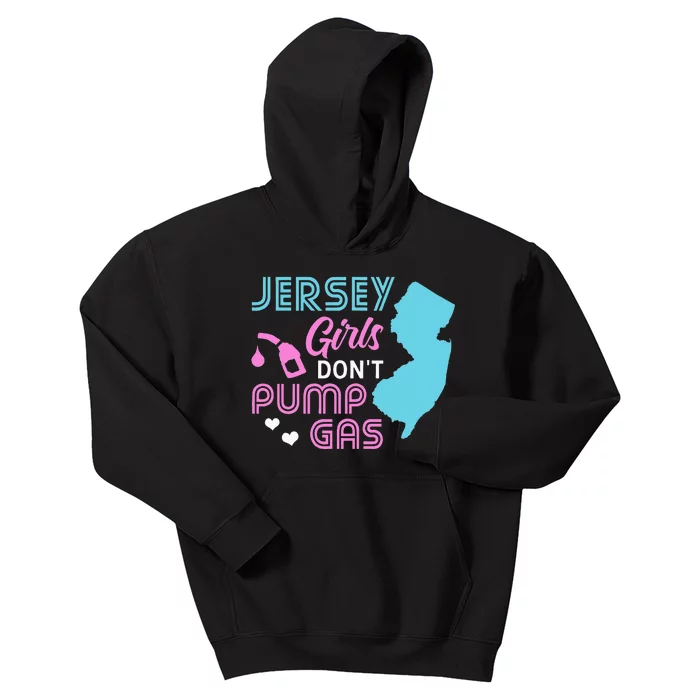 Jersey Dont Pump Gas State Outline Kids Hoodie