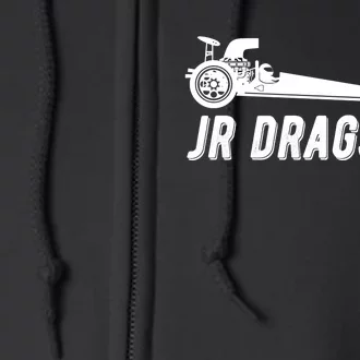 Jr Dragster Racing Car Driving Racer Drag Racing Gift Full Zip Hoodie