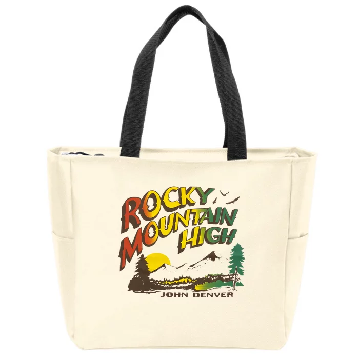 John Denver Rocky Mountain High Zip Tote Bag