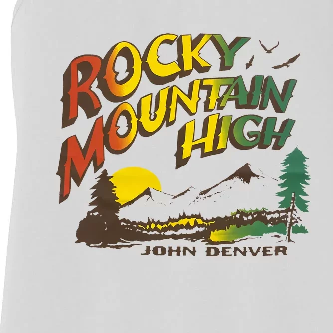 John Denver Rocky Mountain High Women's Racerback Tank