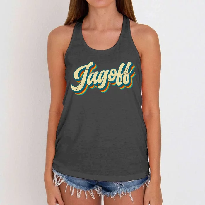 Jagoff Design Slang Pittsburgh Pennsylvania Yinzer Women's Knotted Racerback Tank