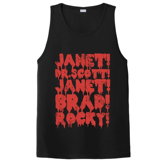 Janet Dr Scott Janet Brad Rocky Horrror Show Halloween Performance Tank