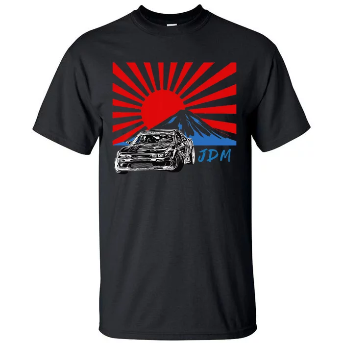 JDM Drift Sunburst Tall T-Shirt