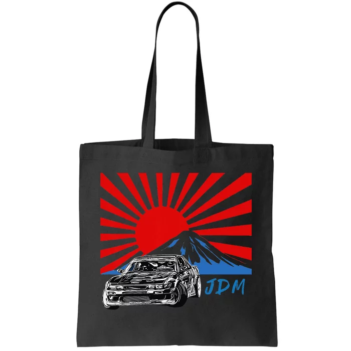 JDM Drift Sunburst Tote Bag