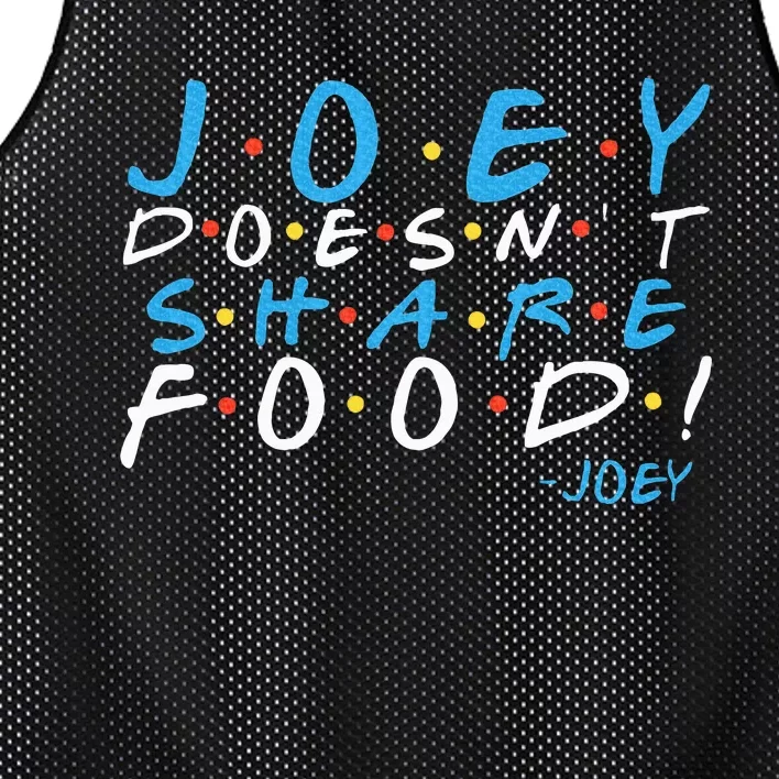 Joey DoesnT Share Food! Mesh Reversible Basketball Jersey Tank