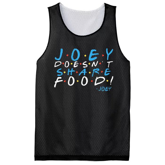 Joey DoesnT Share Food! Mesh Reversible Basketball Jersey Tank