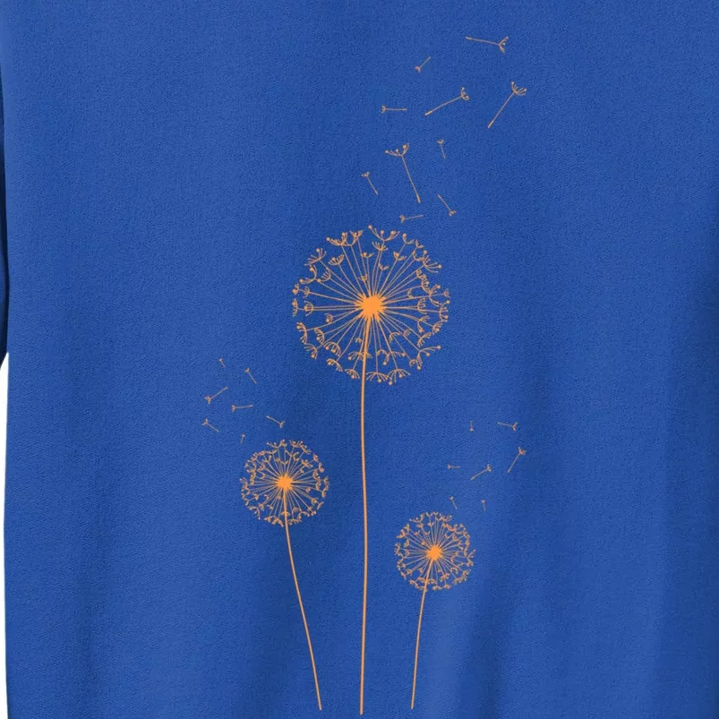 Just Dandelion Summer Breathe Spring Tattoo Orange Gift Sweatshirt