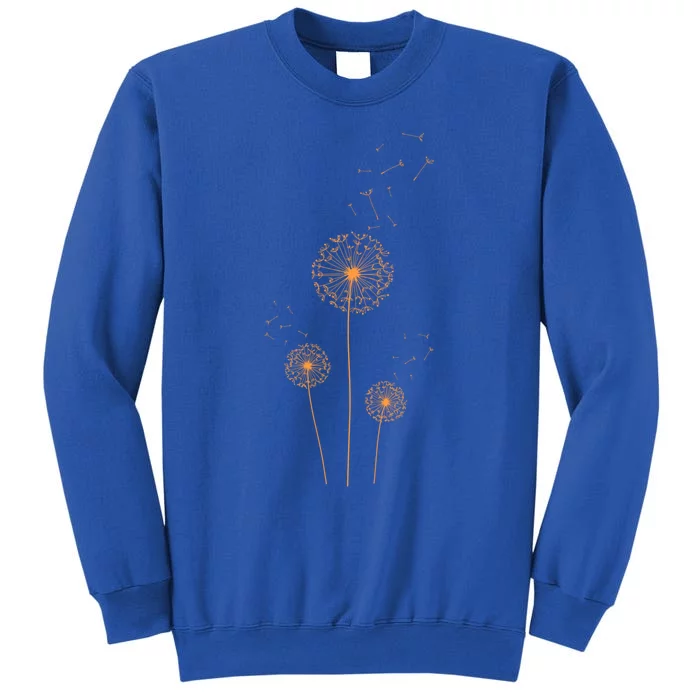 Just Dandelion Summer Breathe Spring Tattoo Orange Gift Sweatshirt