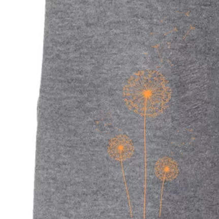 Just Dandelion Summer Breathe Spring Tattoo Orange Gift Doggie 3-End Fleece Hoodie