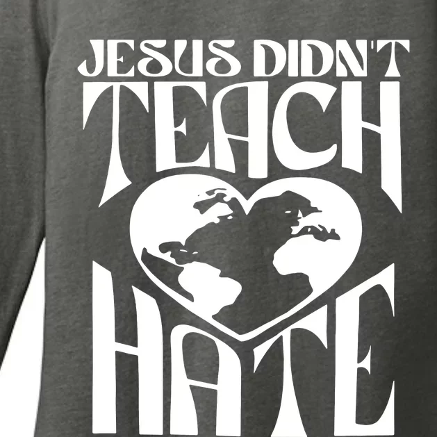 Jesus Didnt Teach Hate Womens CVC Long Sleeve Shirt