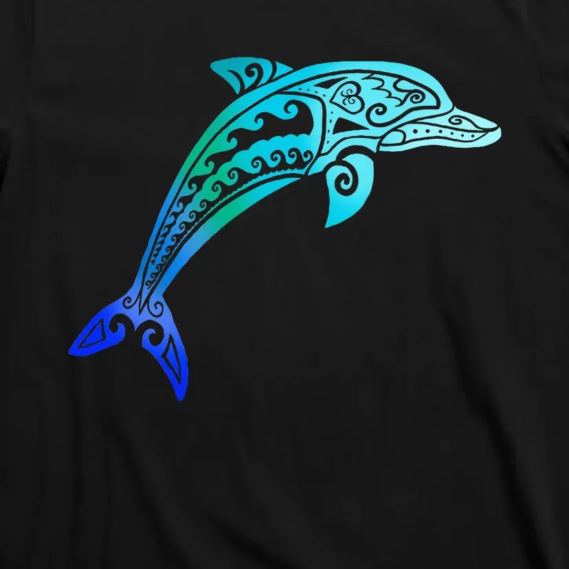 Jumping Dolphin Tribal T-Shirt