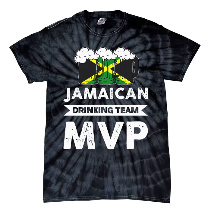 Jamaican Drinking Team Mvp Jamaica Tie-Dye T-Shirt