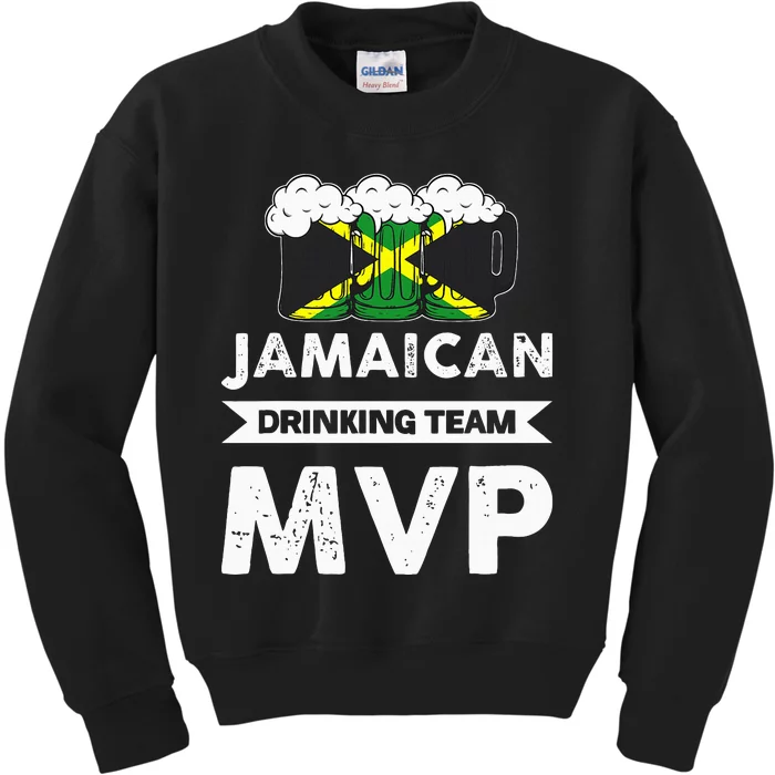 Jamaican Drinking Team Mvp Jamaica Kids Sweatshirt