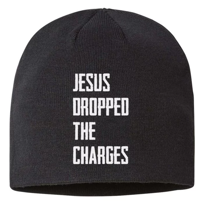 Jesus Dropped The Charges 8 1/2in Sustainable Knit Beanie