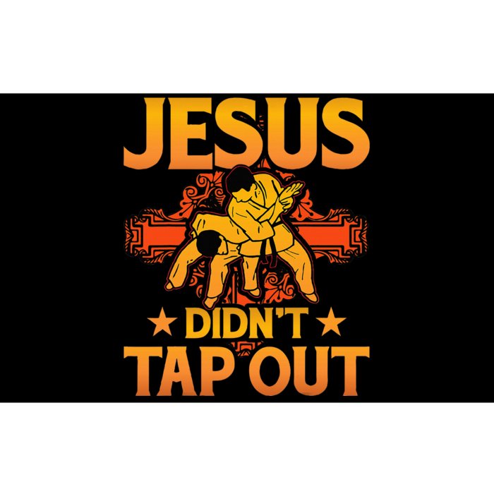 Jesus DidnT Tap Out Brazilian Jiujitsu Bjj Grappling Bumper Sticker