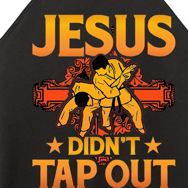 Jesus DidnT Tap Out Brazilian Jiujitsu Bjj Grappling Women’s Perfect Tri Rocker Tank