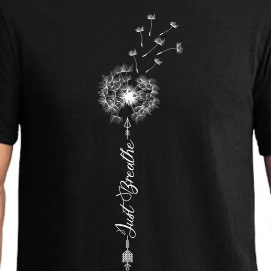 Just Dandelion Tattoodesign Arrows Breathe Blow Flowers Gift Pajama Set