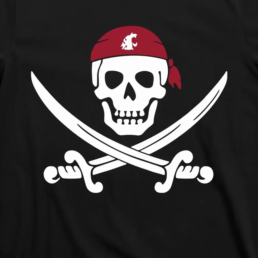 Jake Dickert Wsu Golf Pirate Skull T-Shirt