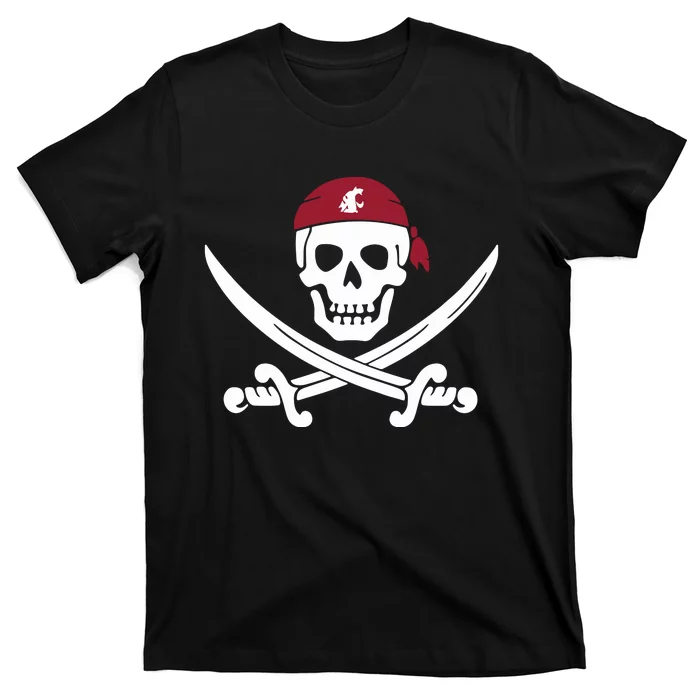 Jake Dickert Wsu Golf Pirate Skull T-Shirt