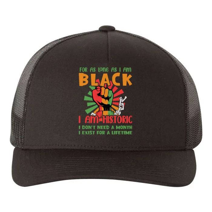 Juneteenth Empowerment Artwork Yupoong Adult 5-Panel Trucker Hat