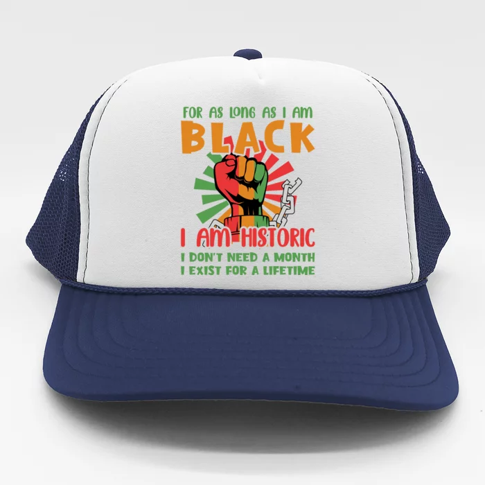 Juneteenth Empowerment Artwork Trucker Hat