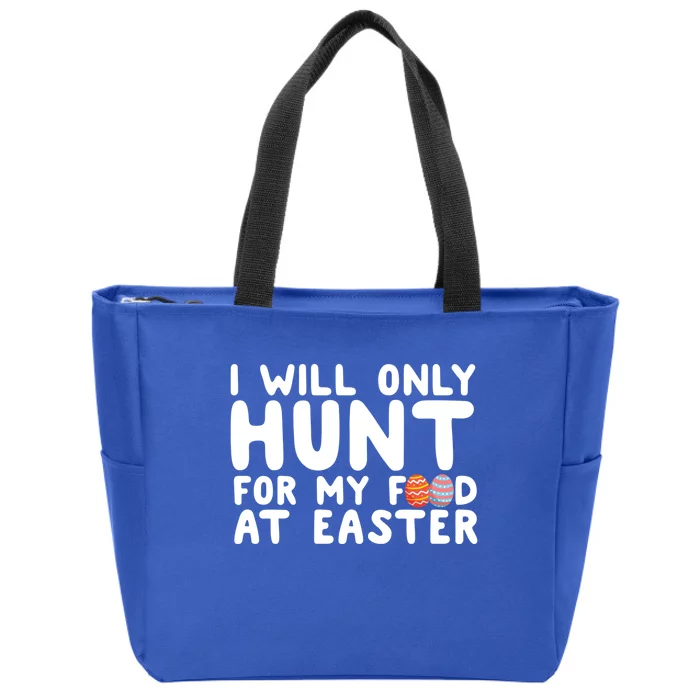 Jesus Easter Bunny Good Friday Egg Food Hunt Gift Zip Tote Bag