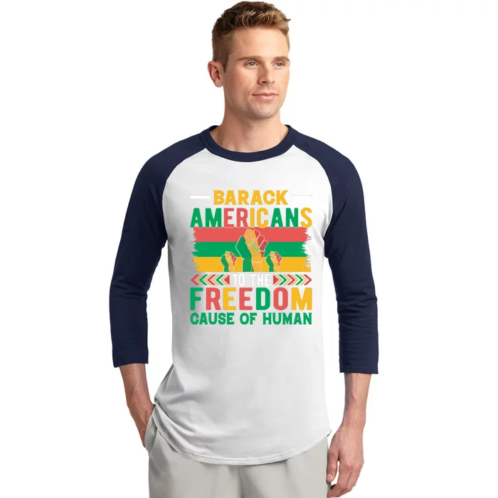 Juneteenth Emancipation Celebration Graphic Baseball Sleeve Shirt