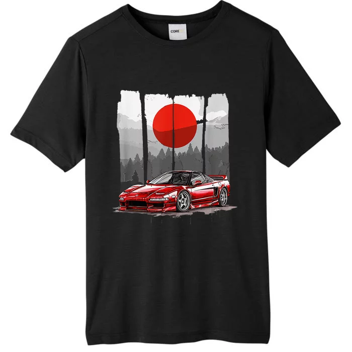 Jdm Euro Car Scene Nsx Tuning Drift Import ChromaSoft Performance T-Shirt