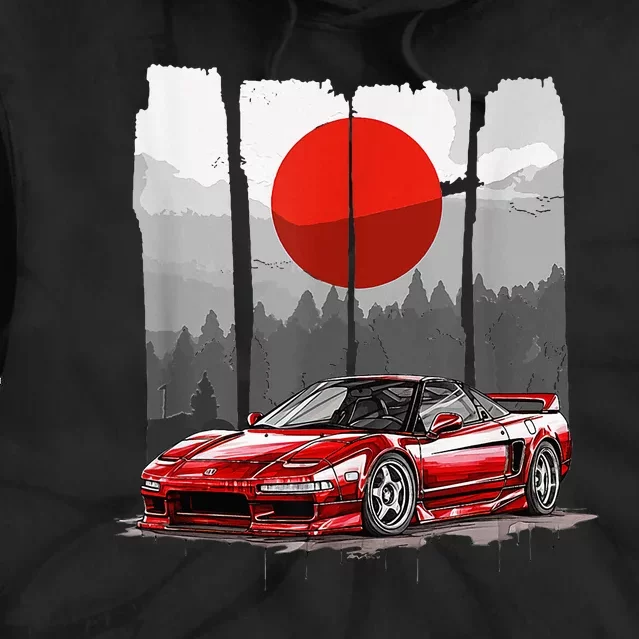 Jdm Euro Car Scene Nsx Tuning Drift Import Tie Dye Hoodie