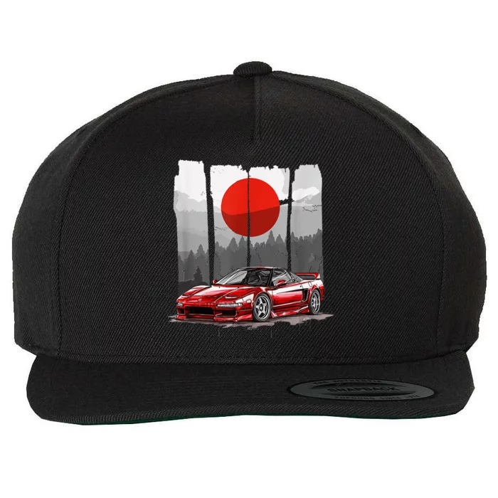 Jdm Euro Car Scene Nsx Tuning Drift Import Wool Snapback Cap