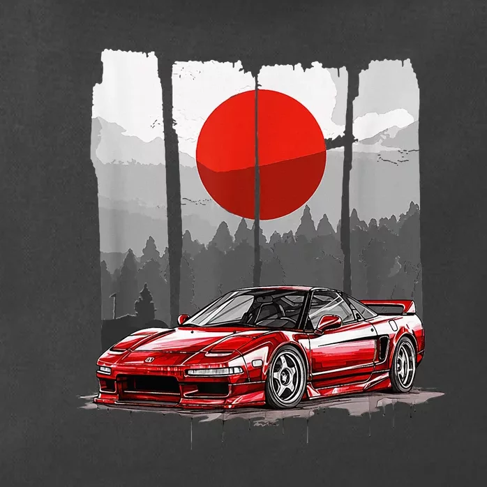 Jdm Euro Car Scene Nsx Tuning Drift Import Zip Tote Bag