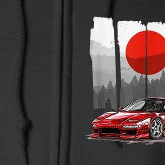 Jdm Euro Car Scene Nsx Tuning Drift Import Full Zip Hoodie