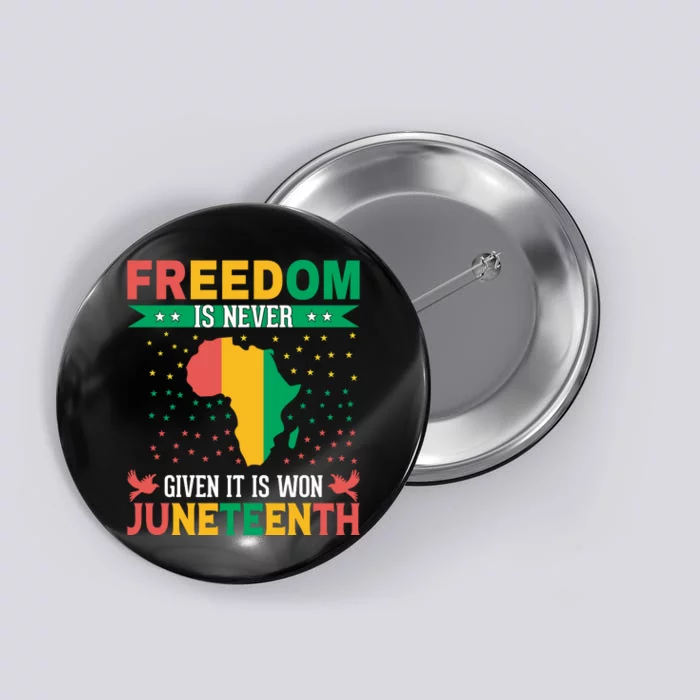 Juneteenth Emancipation Day Celebration Button