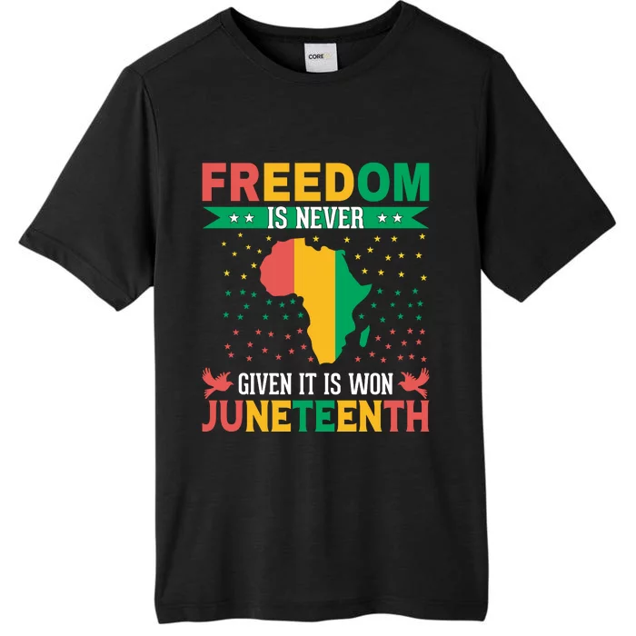 Juneteenth Emancipation Day Celebration ChromaSoft Performance T-Shirt