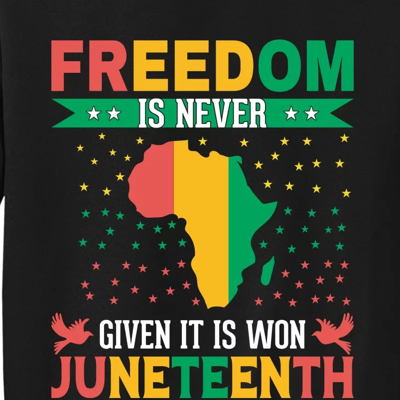 Juneteenth Emancipation Day Celebration Tall Sweatshirt