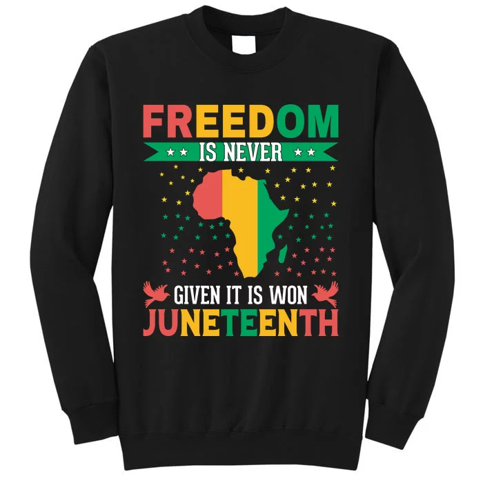 Juneteenth Emancipation Day Celebration Tall Sweatshirt