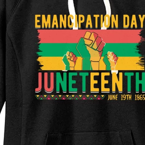 Juneteenth Emancipation Day Commemoration Women's Fleece Hoodie