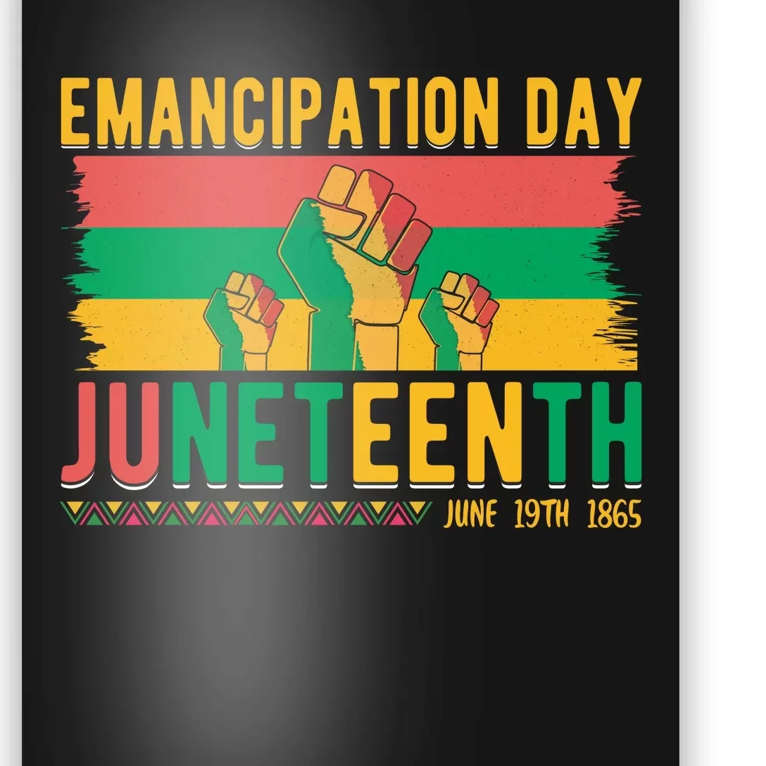 Juneteenth Emancipation Day Commemoration Poster