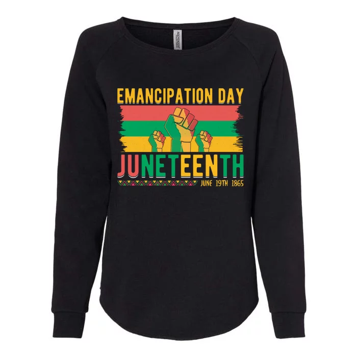 Juneteenth Emancipation Day Commemoration Womens California Wash Sweatshirt