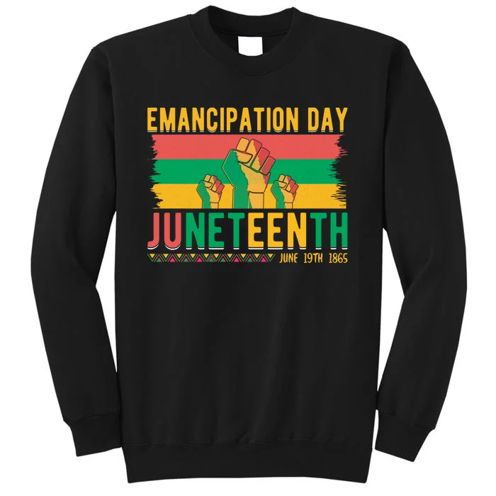 Juneteenth Emancipation Day Commemoration Tall Sweatshirt