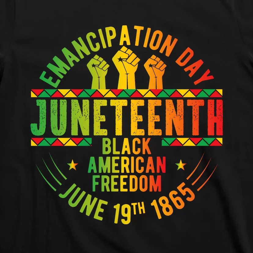 Juneteenth Emancipation Day Freedom Celebration Graphic T-Shirt