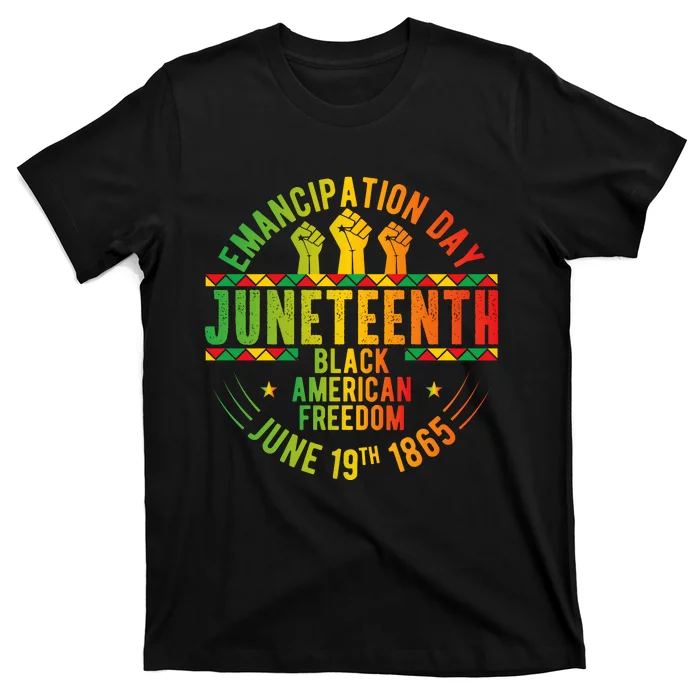 Juneteenth Emancipation Day Freedom Celebration Graphic T-Shirt