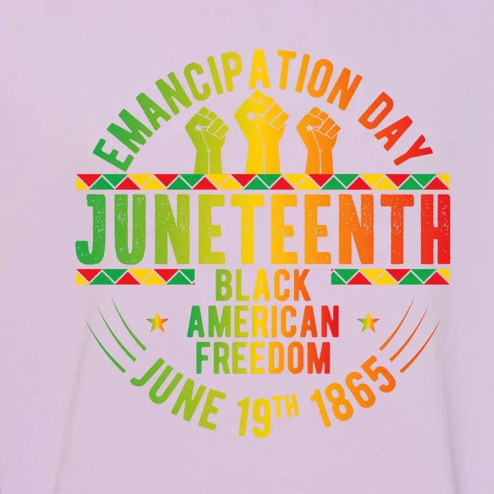 Juneteenth Emancipation Day Freedom Celebration Graphic Garment-Dyed Sweatshirt