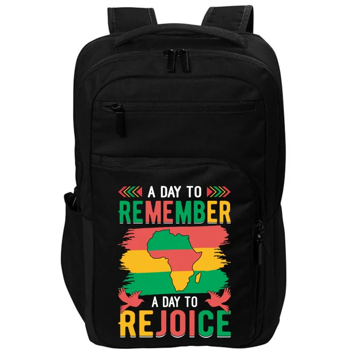 Juneteenth Emancipation Day A Day To Remember And Rejoice Impact Tech Backpack