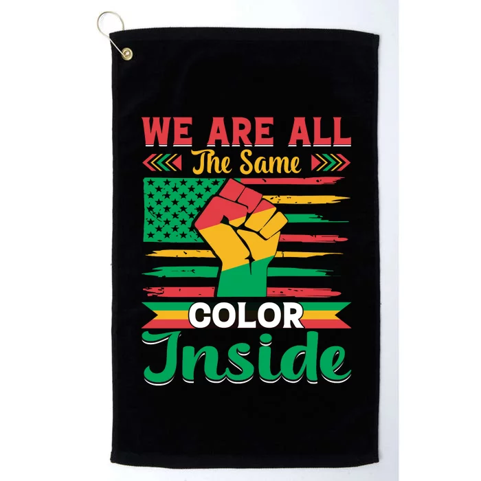 Juneteenth Emancipation Day Celebration Platinum Collection Golf Towel