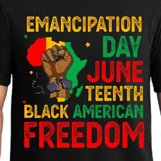 Juneteenth Emancipation Day Black American Freedom Pajama Set