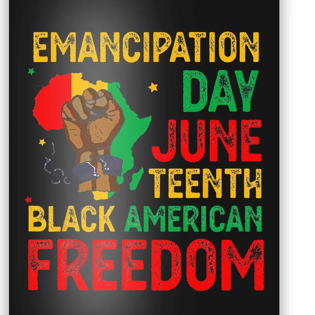 Juneteenth Emancipation Day Black American Freedom Poster