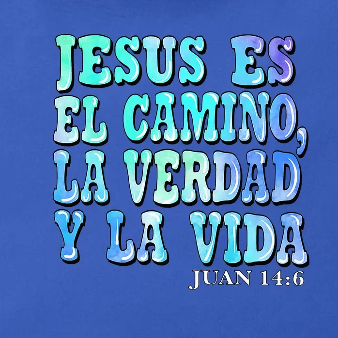 Jesus Es El Camino Premium Zip Tote Bag