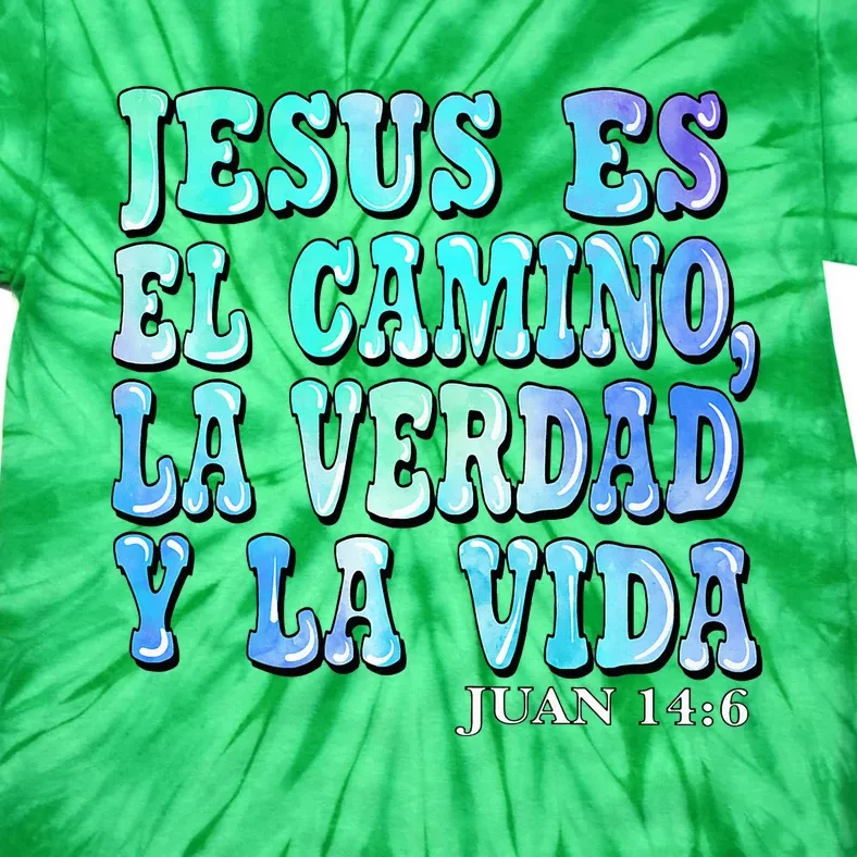 Jesus Es El Camino Premium Tie-Dye T-Shirt