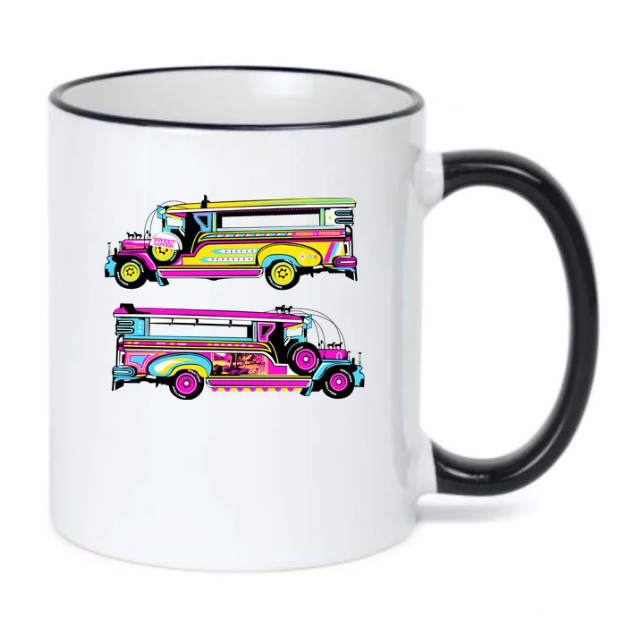 Jeepney Black Color Changing Mug